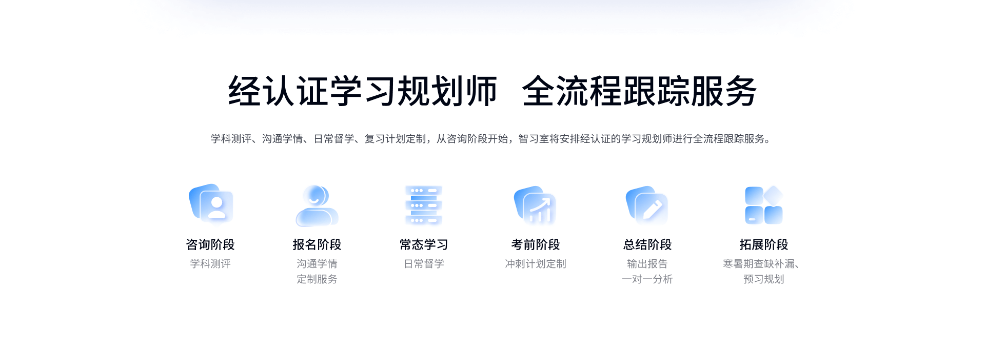 认证学习规划师 全流程跟踪服务