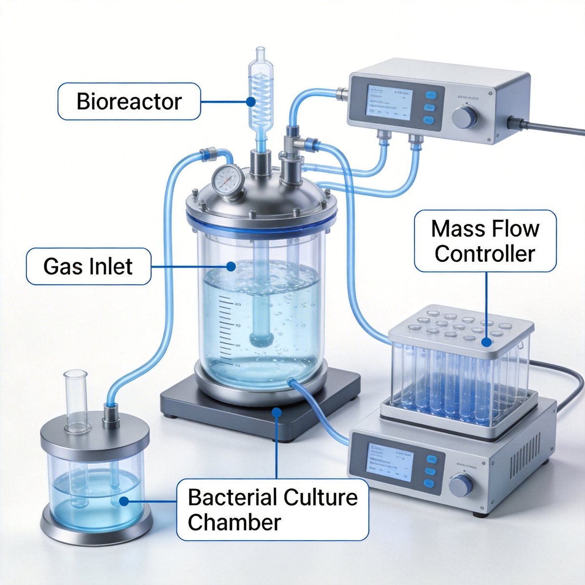 生物反应器气体定量给料:从实验室到生产的全流程方案